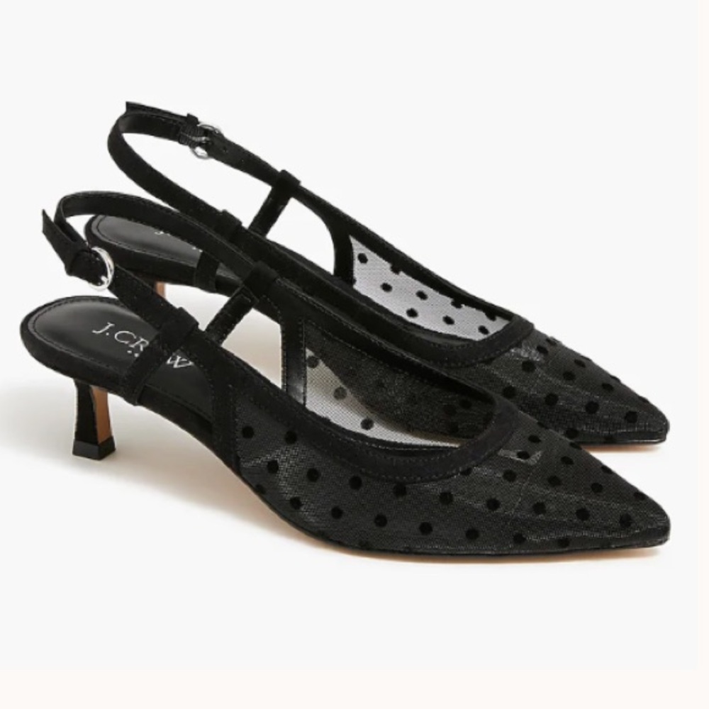 Mesh slingback heels - Picture 1 of 5